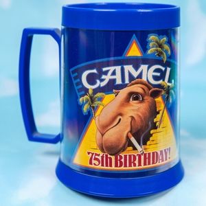 Vintage 80s Joe Camel 75th Anniversary Mug